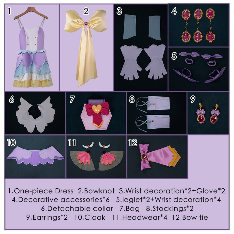 Star Detective Precure Cure Answer Cosplay Costume Cute Dress Outfit Cosonsen Custom Made