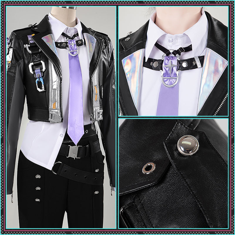 NTE Neverness to Everness Esper Zero Cosplay Costume Black Suits Outfit Custom Made Cosonsen