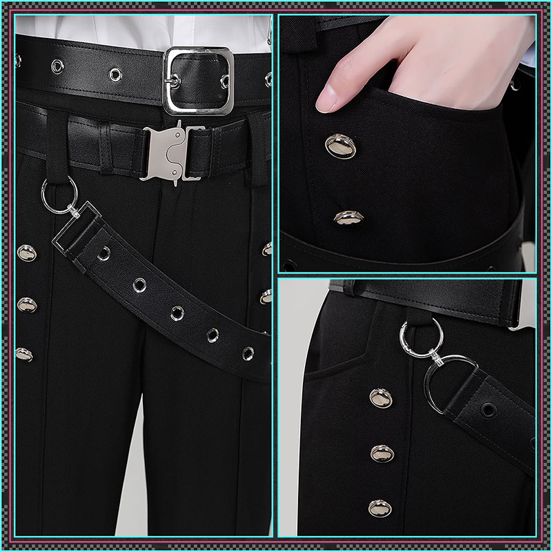 NTE Neverness to Everness Esper Zero Cosplay Costume Black Suits Outfit Custom Made Cosonsen