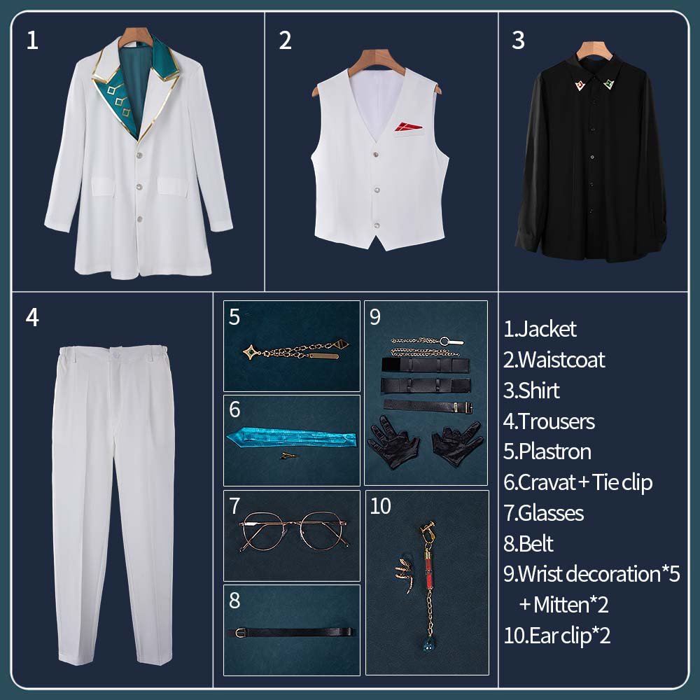 Nijisanji Virtual YouTuber Vtuber 3SKM Kaisei Cosplay Costume 2nd Anniversary Outfit Cosonsen Custom Made