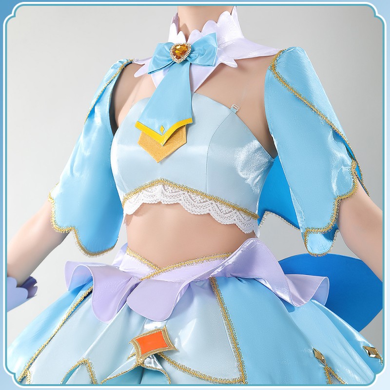Star Detective Precure Cure Eclair Cosplay Costume Cute Dress Outfit Cosonsen Custom Made