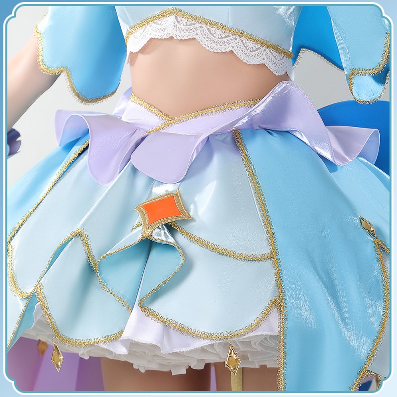 Star Detective Precure Cure Eclair Cosplay Costume Cute Dress Outfit Cosonsen Custom Made