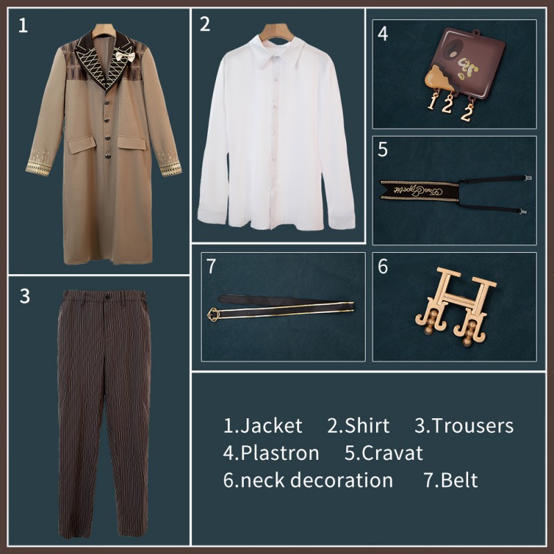 Twisted Wonderland Luke La Bonbonnière Live Commentary Cosplay Costume Bonbonnier Luke Outfit Cosonsen Custom Made
