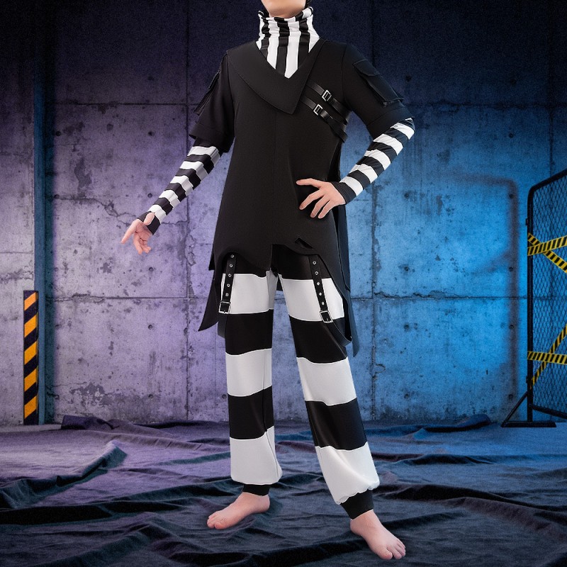 Nijisanji Vtuber Kuzuha Prisoner Number 928 Imprisoned with Cellmate Outfit Cosplay Costume Custom Made Cosonsen