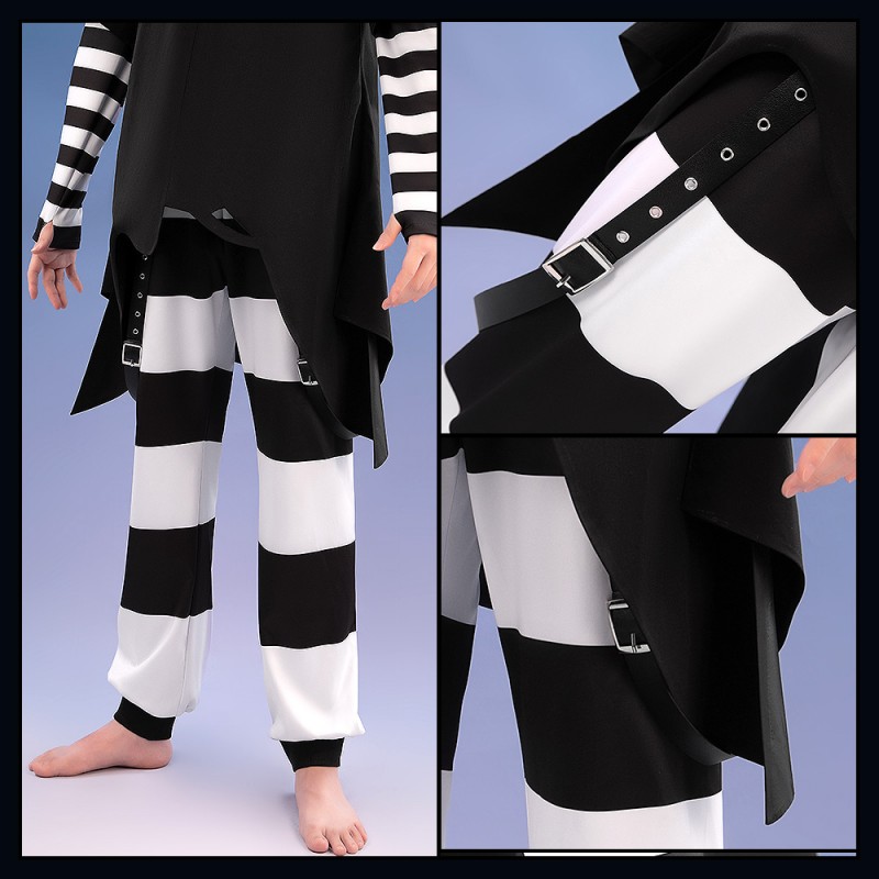 Nijisanji Vtuber Kuzuha Prisoner Number 928 Imprisoned with Cellmate Outfit Cosplay Costume Custom Made Cosonsen