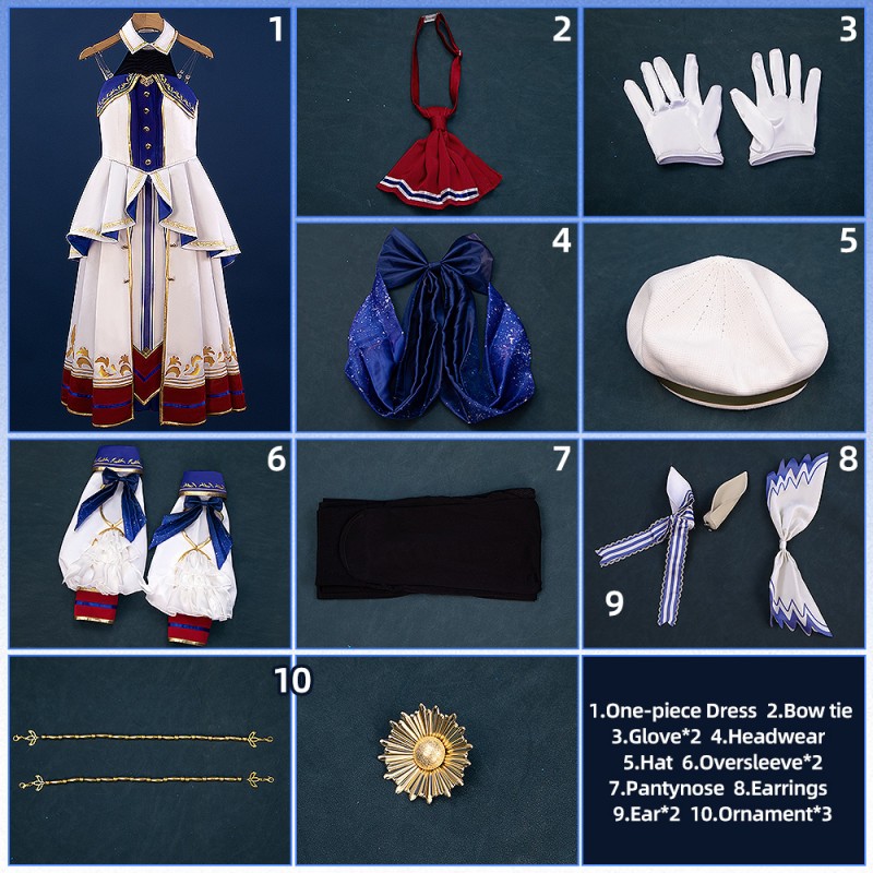 Umamusume Pretty Derby Victoire Pisa Cosplay Costume Women Racing Uniform Outfit Competitive Custom Made Cosonsen