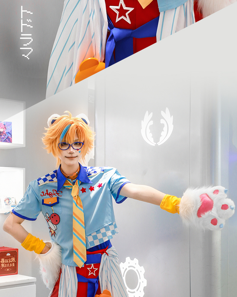 Ensemble Stars KumaKuma ResQ Bears Nazuna Nito Tori Himemiya Makoto Yuuki Tsukinaga Leo Kanna Natsu Cosplay Costume Outfit Cosonsen
