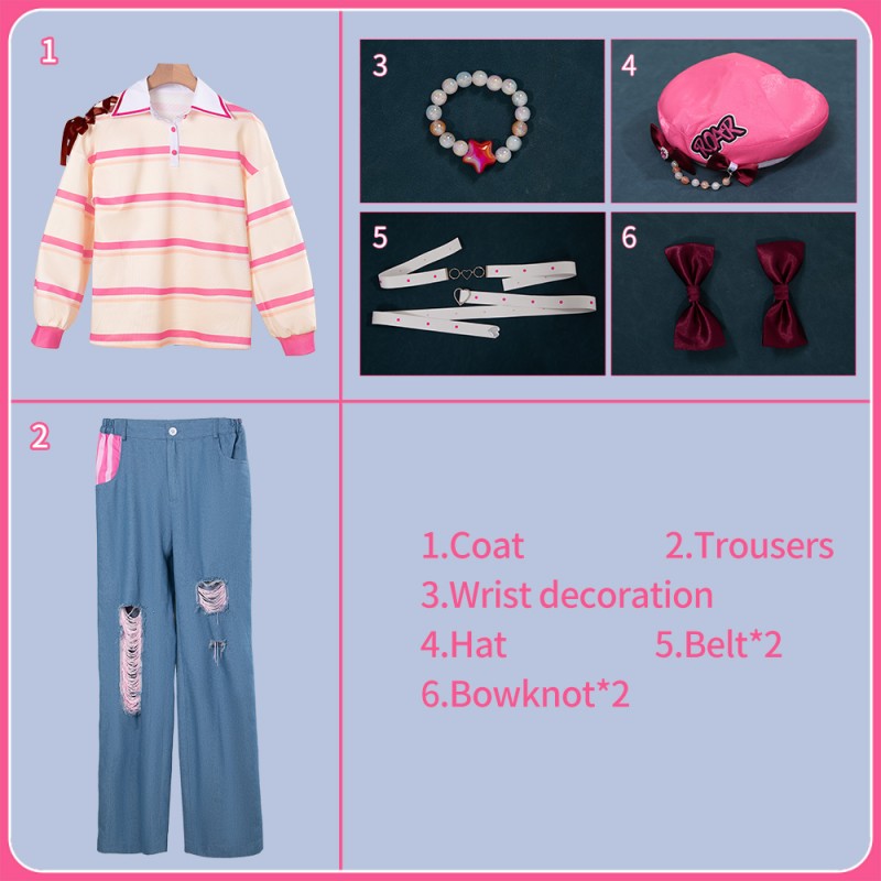 Nijisanji Vtuber Akagi Wen Gal-Wolf Cosplay Costume Goods Outfit Cosonsen Custom Made