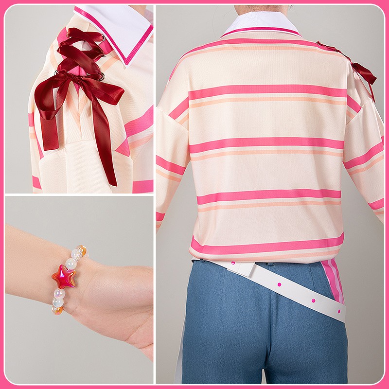 Nijisanji Vtuber Akagi Wen Gal-Wolf Cosplay Costume Goods Outfit Cosonsen Custom Made