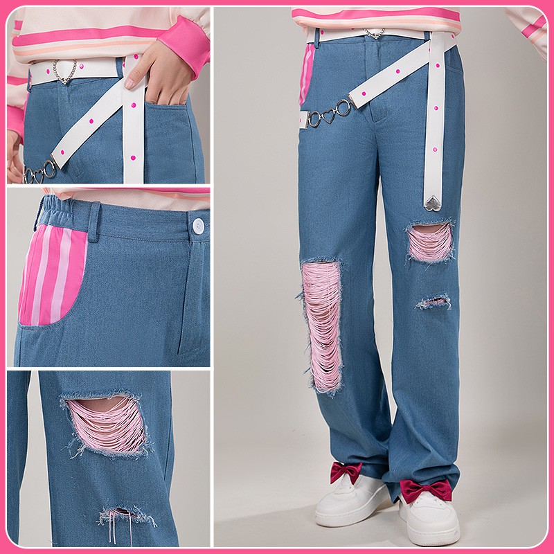 Nijisanji Vtuber Akagi Wen Gal-Wolf Cosplay Costume Goods Outfit Cosonsen Custom Made