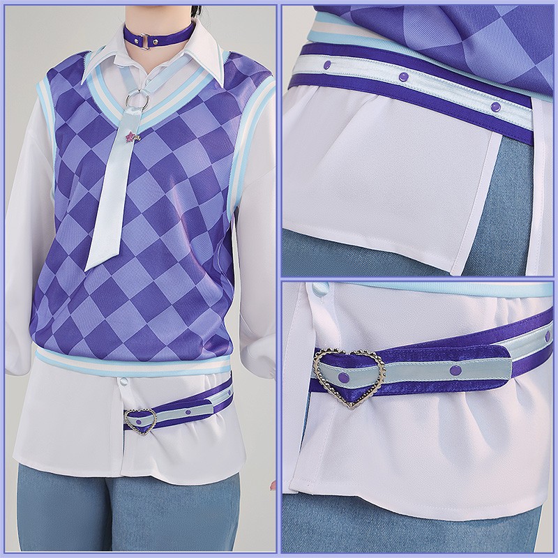 Nijisanji Vtuber Koyanagi Rou Gal-Wolf Cosplay Costume Goods Outfit Cosonsen Custom Made