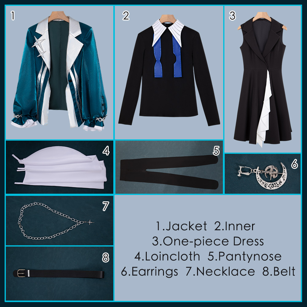 Arknights Magallan Cosplay Costume 2026 Ambience Synesthesia Melody of Synesthesia I Witnessed Outfit Uniform Cosonsen Custom Size
