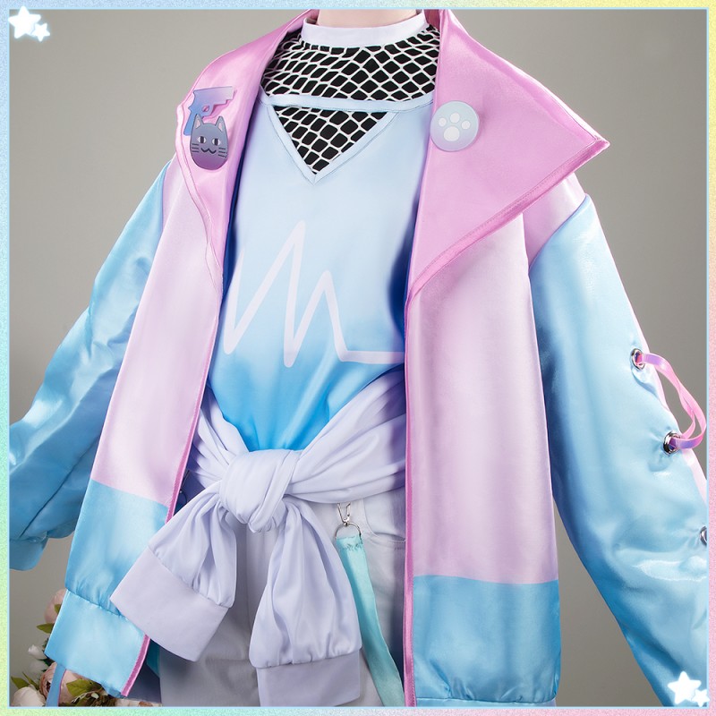 Nijisanji VTuber ChroNoiR X Pokecolo Twin Kanae Cosplay Costume Premium Outfit Cosonsen Custom Made