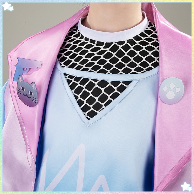 Nijisanji VTuber ChroNoiR X Pokecolo Twin Kanae Cosplay Costume Premium Outfit Cosonsen Custom Made