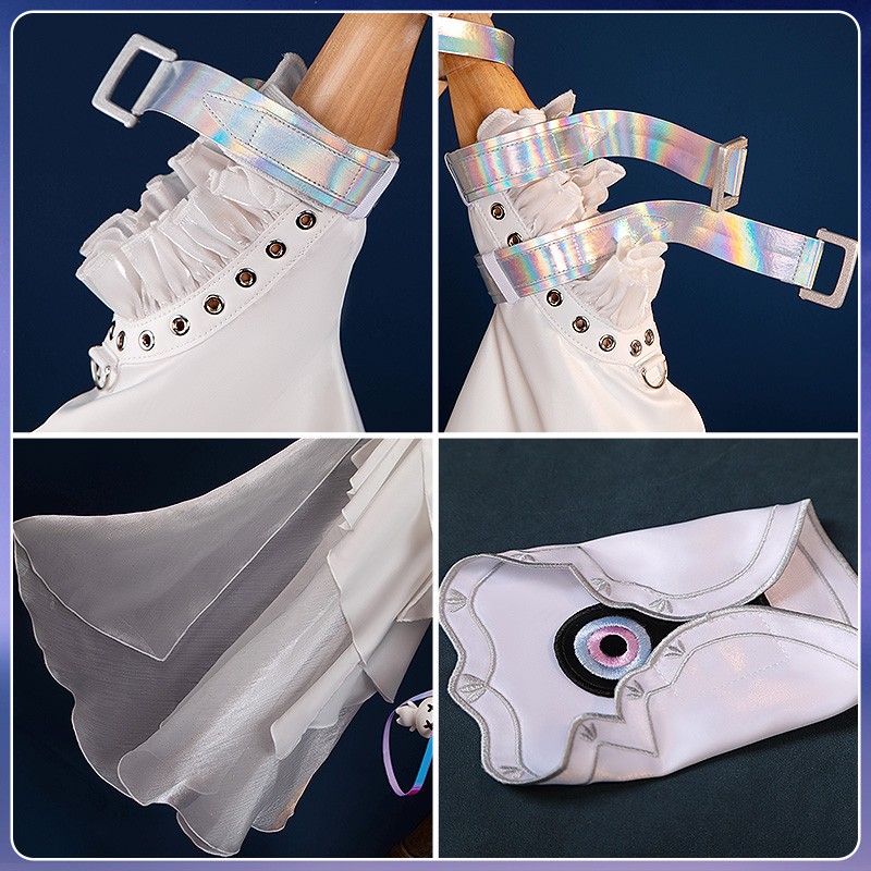 NTE Neverness to Everness NTE Nitsa Cosplay Costume White Dress Outfit Custom Made Cosonsen