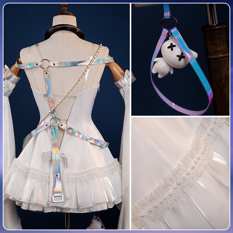 NTE Neverness to Everness NTE Nitsa Cosplay Costume White Dress Outfit Custom Made Cosonsen
