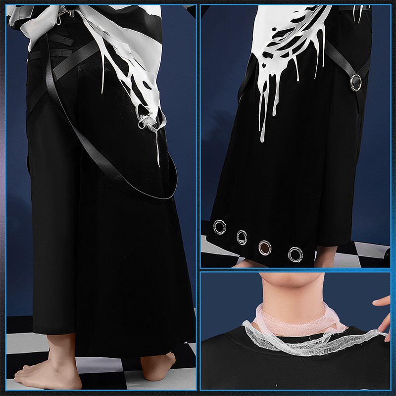 Nijisanji Vtuber Hoshirube Sho Prisoner Number 400 Imprisoned with Cellmate Outfit Cosplay Costume Custom Made Cosonsen