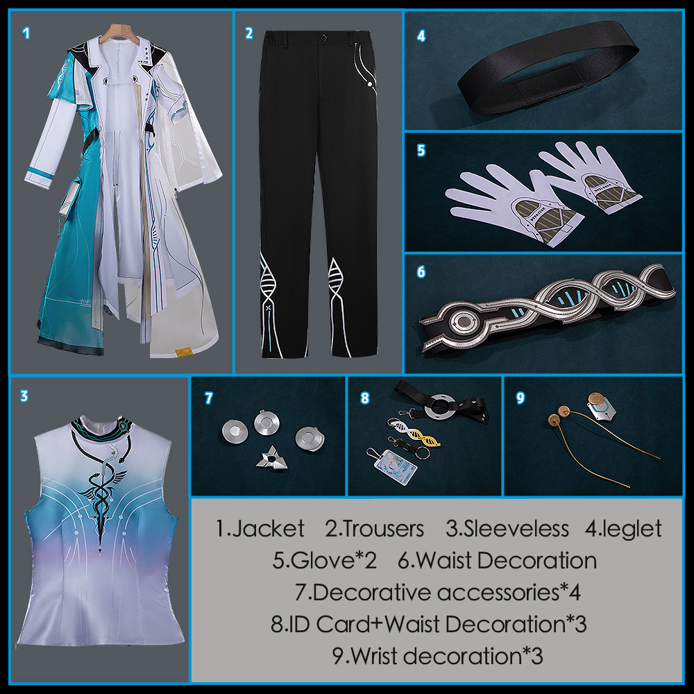 Wuthering Waves Luuk Herssen Cosplay Costume Men Outfit Cosonsen Custom Made