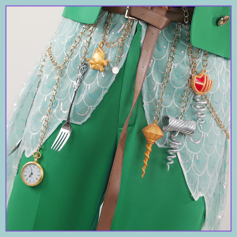 Twisted Wonderland Marinafinne Rielle Corallia Cosplay Costume Coral Sea Dorm Uniform Outfit Custom Made Cosonsen