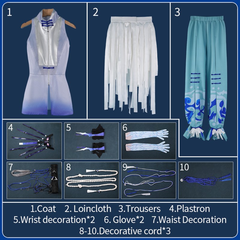 Game Arknights 2026 Ambience Synesthesia I Witnessed Degenbrecher Hoshiguma the Breacher Cosplay Costume Men's Outfit Cosonsen Custom Made
