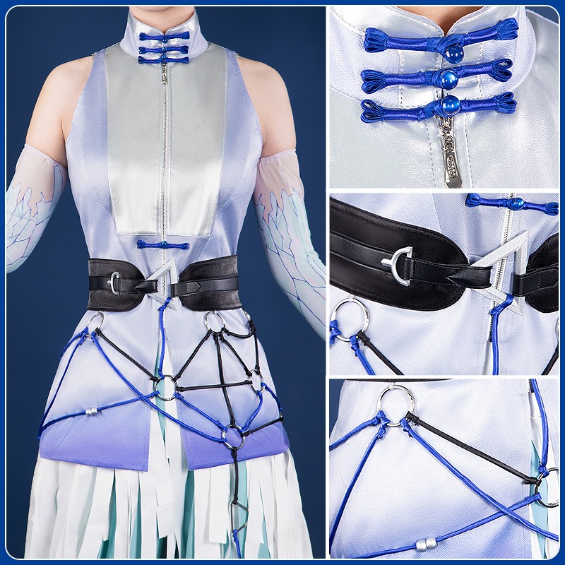 Game Arknights 2026 Ambience Synesthesia I Witnessed Degenbrecher Hoshiguma the Breacher Cosplay Costume Men's Outfit Cosonsen Custom Made