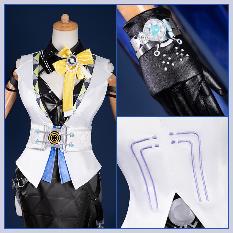 Wuthering Waves Lucilla Cosplay Costume playable Glacio Unclear Resonator Woman Uniform Outfit Cosonsen Custom Made