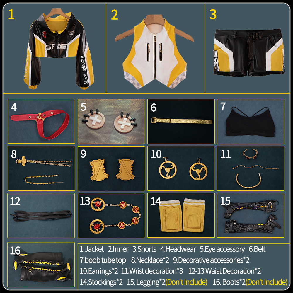 Identity V Enchantress SRE PATRICI Patricia Dorval Cosplay Costume Cosplay SRE戦隊 呪術師 Outfit Custom Made Cosonsen