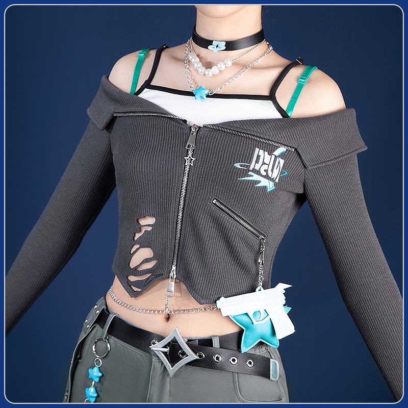 Nijisanji Vtuber Y4T4 Rei7 Cosplay Costume REINA Outfit Uniform Cosonsen Custom Made