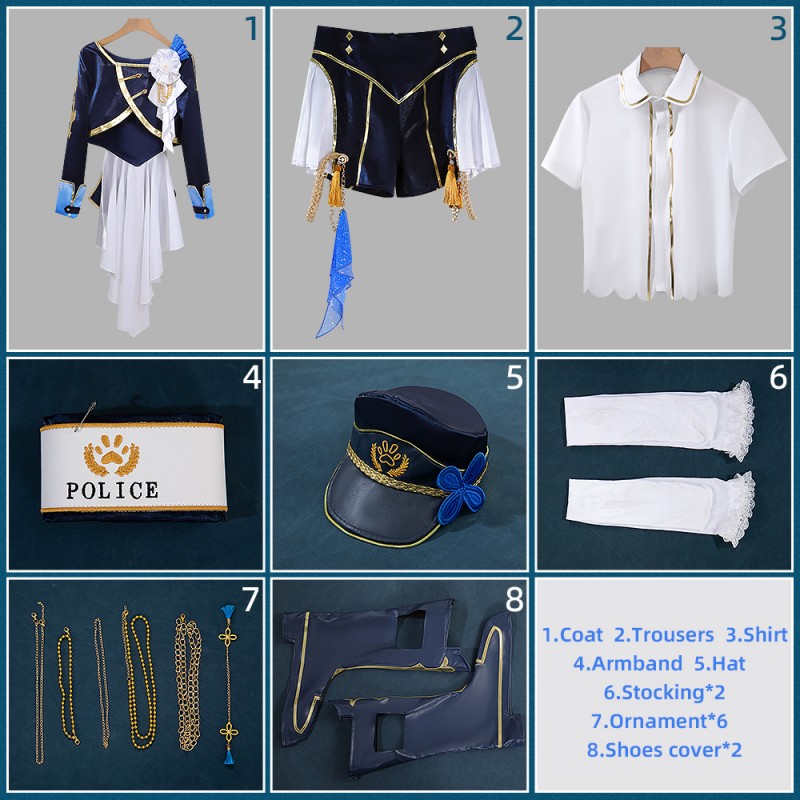 NIJISANJI Vtuber shioriha ruri CONCERTO 8th Anniversary Live Cosplay Costume Outfit Cosonsen Custom Made