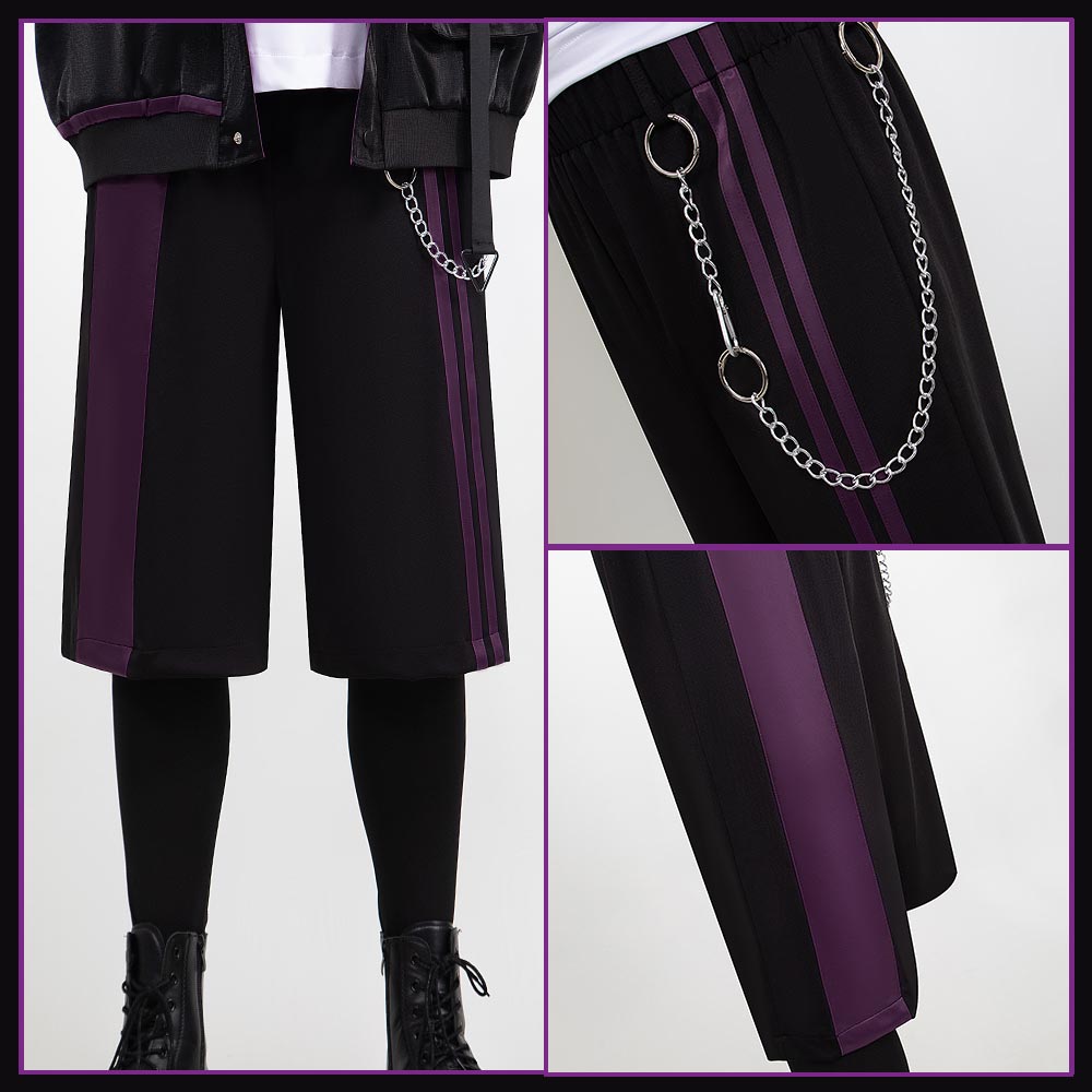NIJISANJI 3SKM Sakaki Ness Casual Outfit With Hood On Cosplay Costume Hoodie Coat Jacket Cosonsen Custom Made