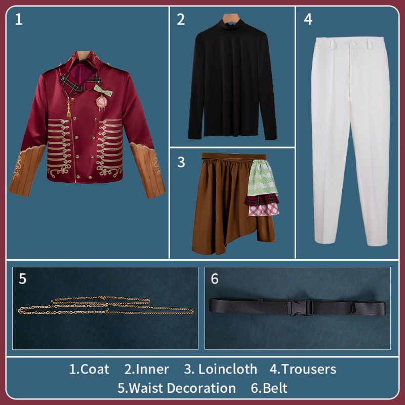 Twisted Wonderland Diasomnia Sebek Zigvolt Cosplay Costume La Bonbonnier Outfit Cosonsen Custom Made