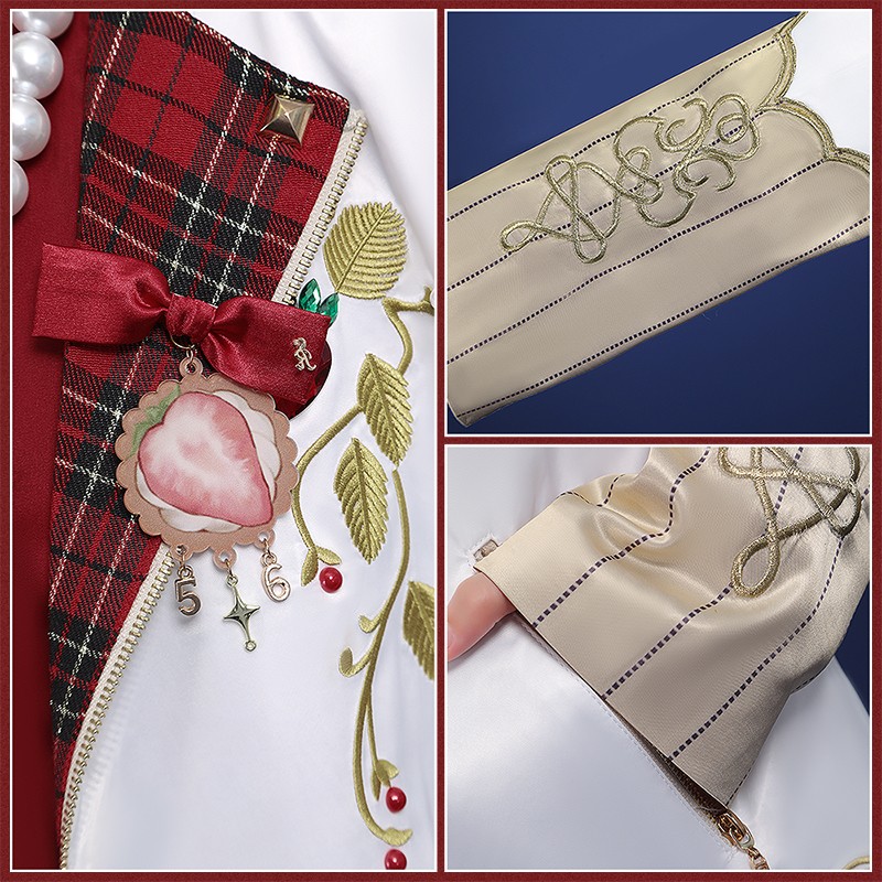 Twisted Wonderland Pomefiore Epel Felmier Cosplay Costume La Bonbonnier Outfit Cosonsen Custom Size