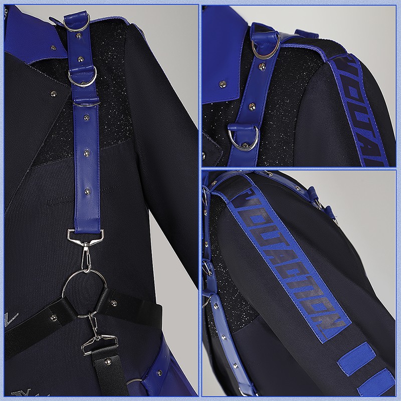 Nijisanji VOLTACTION Shikinagi Akira Cosplay Costume Vtuber  4th Anniversary 3D Outfit Cosonsen Custom Made