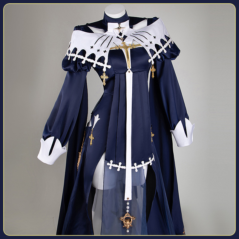 Game Arknights Priory of Abyss Whisperain Cosplay Costume Therapist Medic Outfit Cosonsen Custom Made