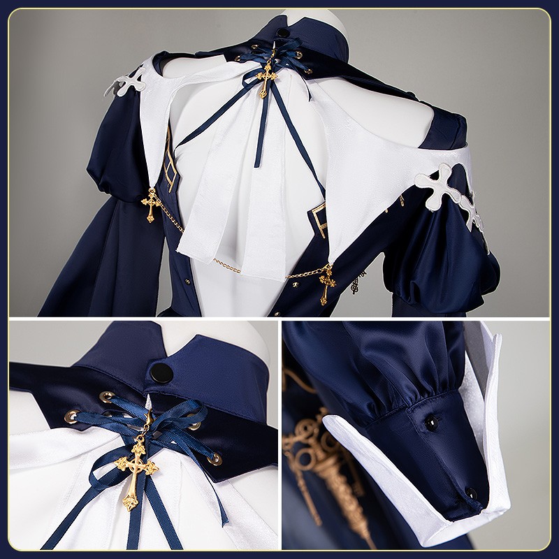 Game Arknights Priory of Abyss Whisperain Cosplay Costume Therapist Medic Outfit Cosonsen Custom Made