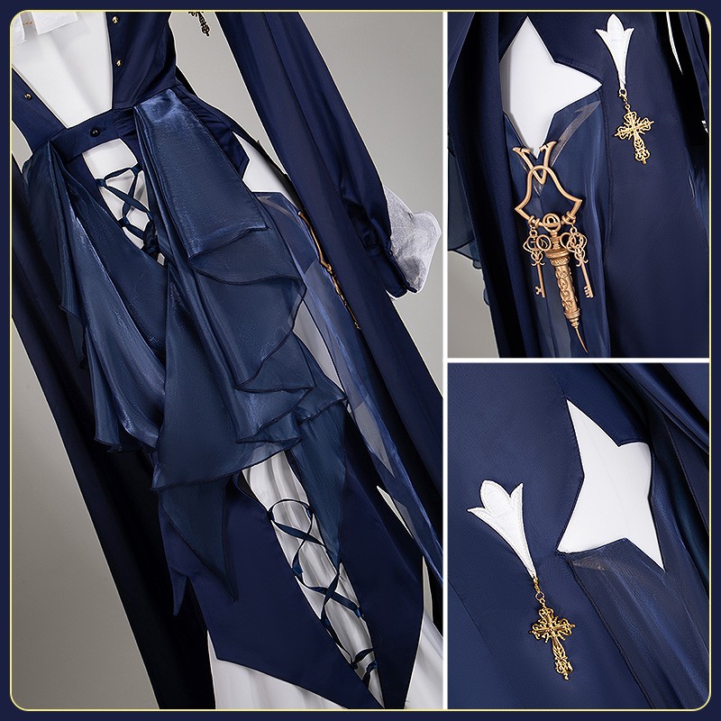 Game Arknights Priory of Abyss Whisperain Cosplay Costume Therapist Medic Outfit Cosonsen Custom Made
