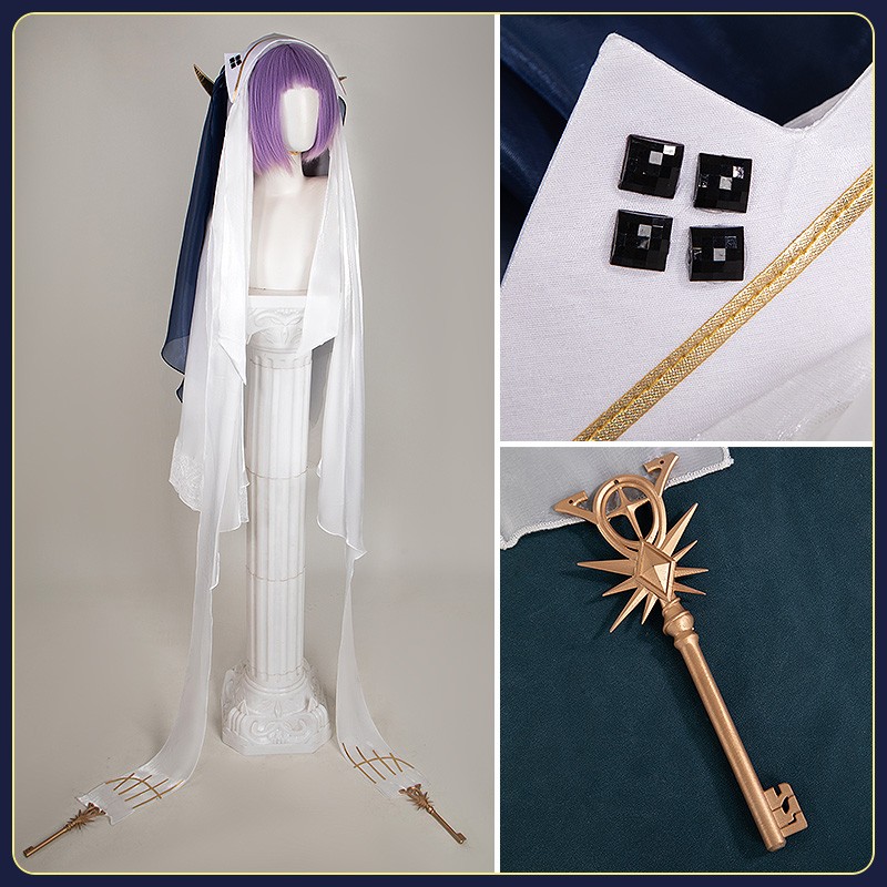 Game Arknights Priory of Abyss Whisperain Cosplay Costume Therapist Medic Outfit Cosonsen Custom Made