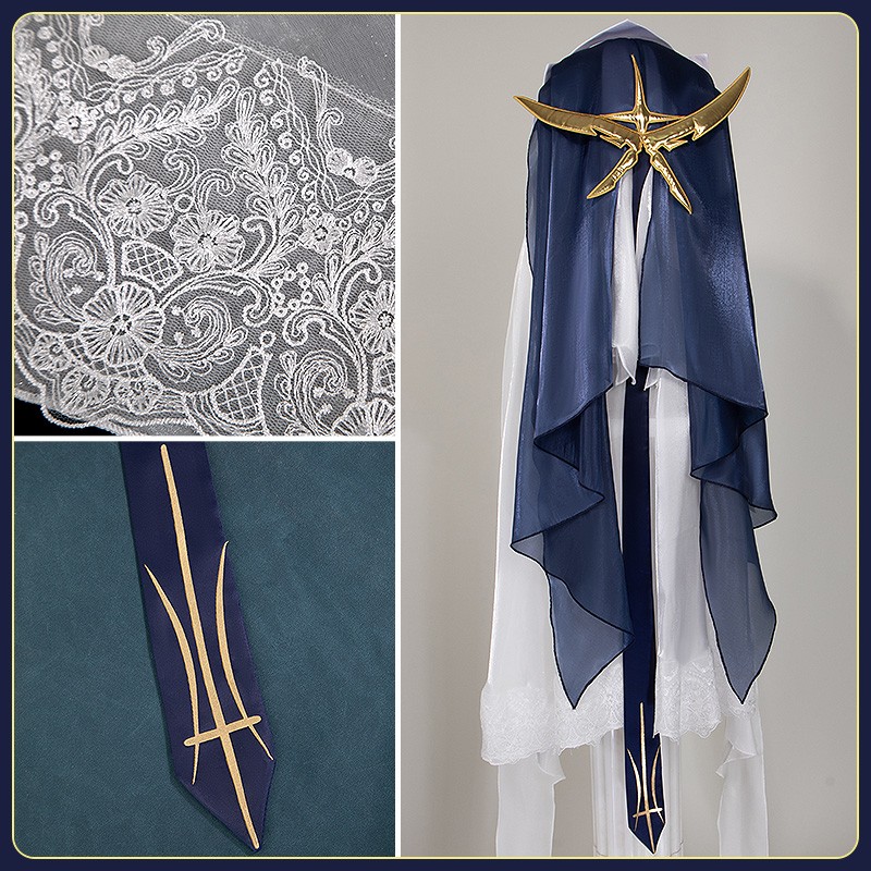 Game Arknights Priory of Abyss Whisperain Cosplay Costume Therapist Medic Outfit Cosonsen Custom Made