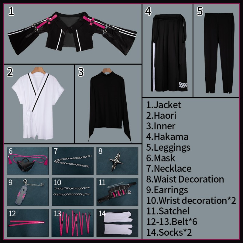 Nijisanji YouTuber Vtuber Watarai Hibari Kimono Cosplay Costume Cosonsen Custom Made
