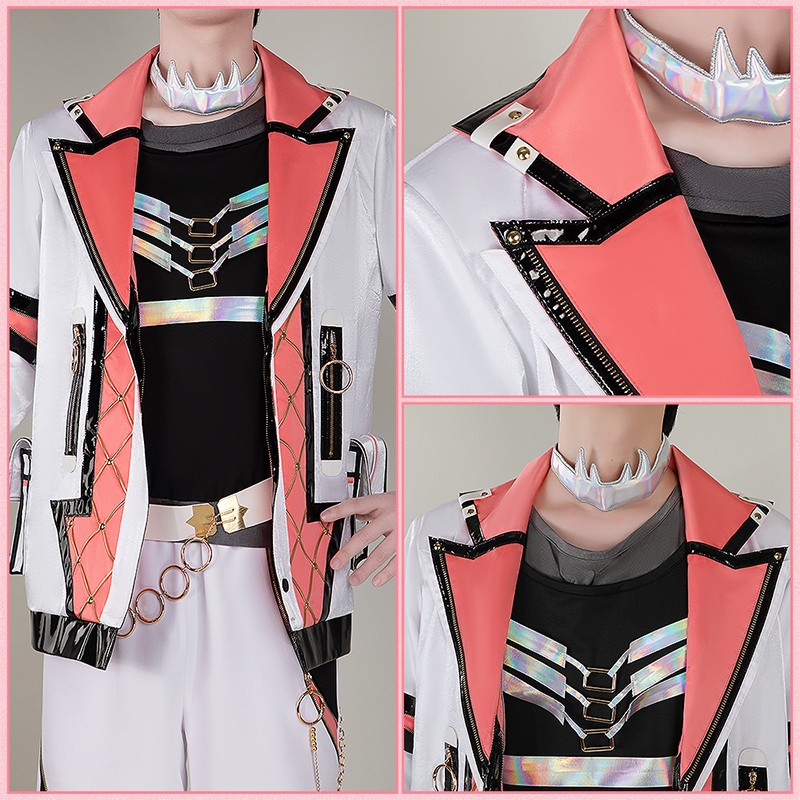 Nijisanji Vtuber Akagi Wen MECHATU-A 1st LIVE Over Drive Cosplay Costume Outfit Custom Made