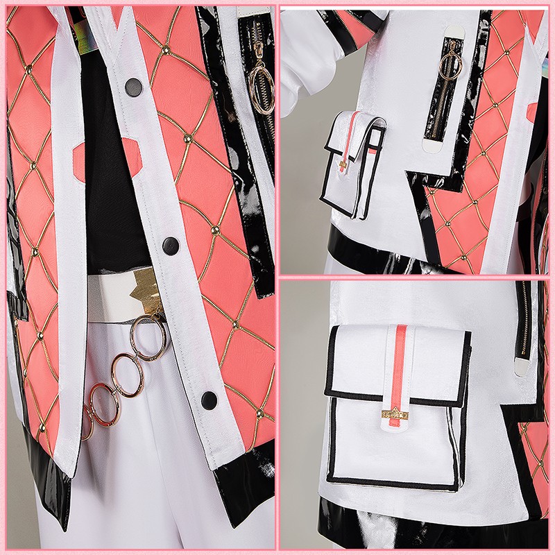 Nijisanji Vtuber Akagi Wen MECHATU-A 1st LIVE Over Drive Cosplay Costume Outfit Custom Made