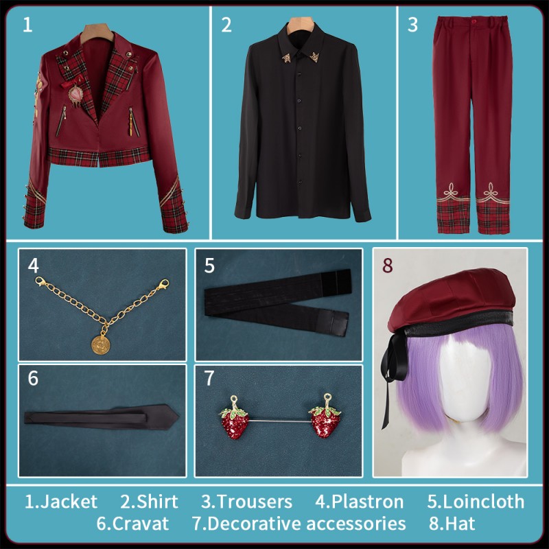 Twisted Wonderland Diasomnia Silver Cosplay Costume La Bonbonnier Outfit Cosonsen Custom Size