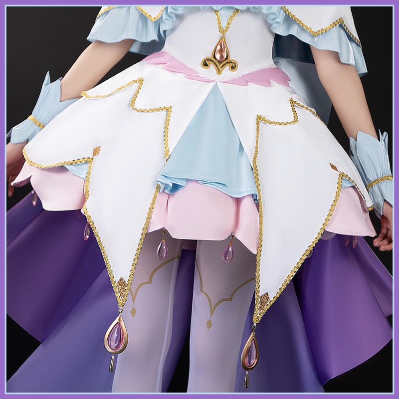 Star Detective Precure Pretty Cure Arcana Cosplay Costume The White Light That Illuminates The Truth White Luluka Moria Outfit Cosonsen Custom Made