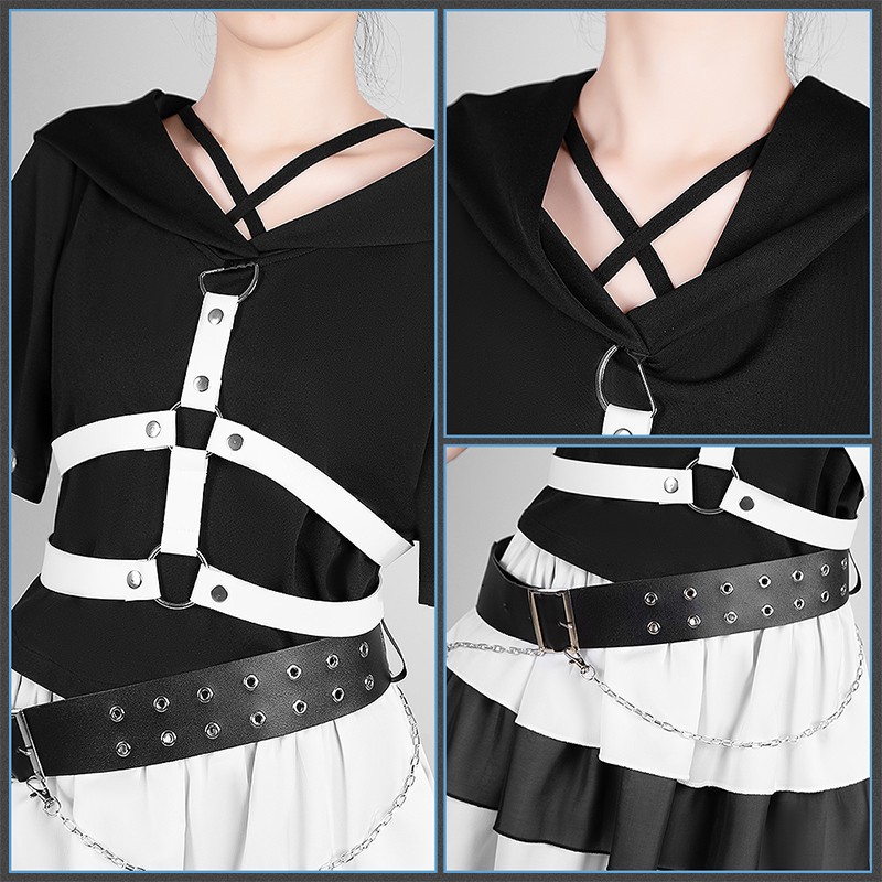 Nijisanji YouTuber Vtuber Prisoner Number 310 Tsukino Mito Cosplay Costume Imprisoned with Cellmate Outfit Custom Made Cosonsen
