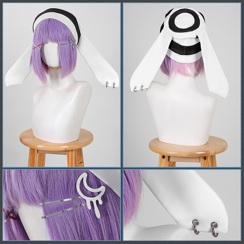 Nijisanji YouTuber Vtuber Prisoner Number 310 Tsukino Mito Cosplay Costume Imprisoned with Cellmate Outfit Custom Made Cosonsen