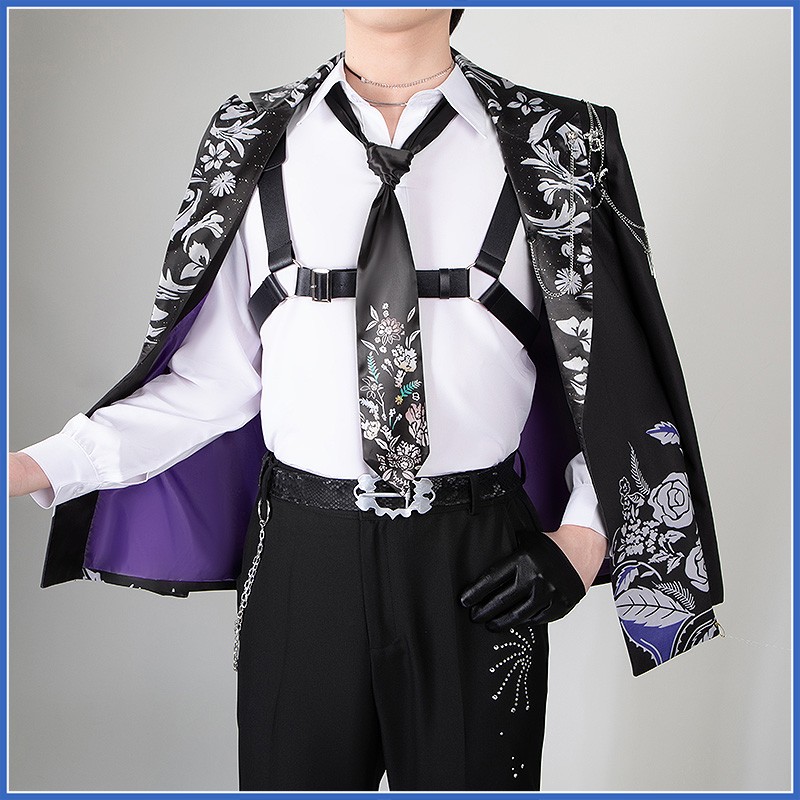 Nijisanji Virtual YouTuber Vtuber Fuwa Minato Fuwagusa Cosmetics Collaboration Cosplay Costume Fuwagusa iCouleur Custom Made Cosonsen