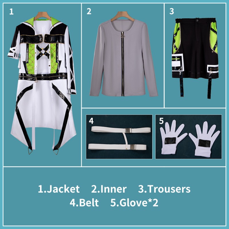 Nijisanji Youtuber Vtuber Inami Rai MECHATU-A 1st LIVE Over Drive Cosplay Costume Outfit Cosonsen Custom Made