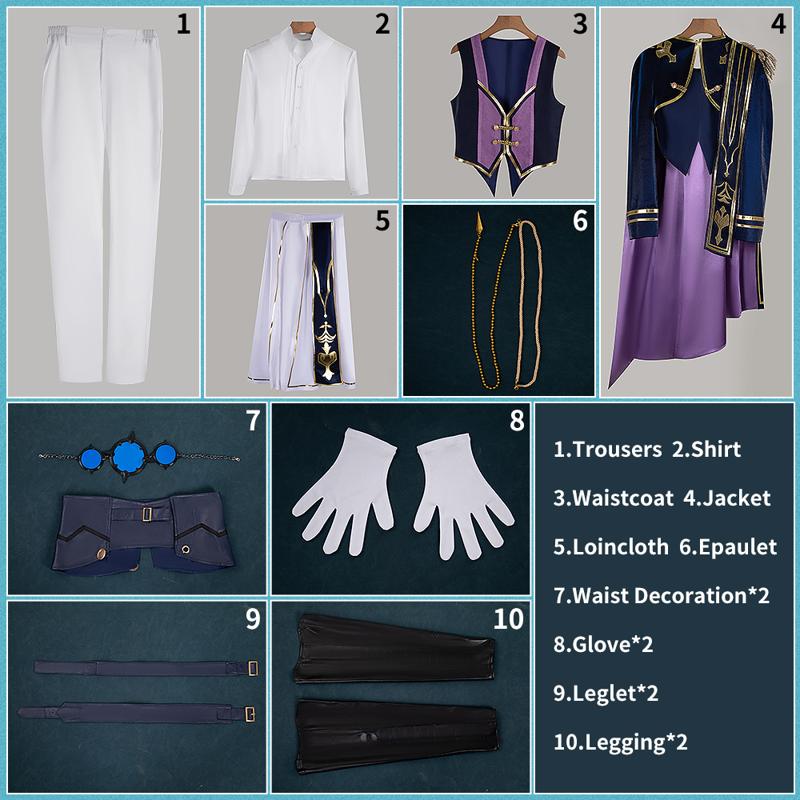 NIJISANJI Vtuber Hoshirube Sho Cosplay Costume CONCERTO 8th Anniversary Live Outfit Custom Made Cosonsen