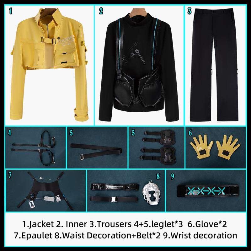 Game Arknights Mechanist Cosplay Costume Rhodes Island Elite Ops NPC Outfit Cosonsen Custom Made
